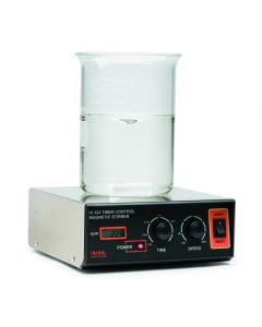 Timer Controlled Stainless Steel Cover Mini Magnetic Stirrer with Tachometer (2.5L) - HI324N